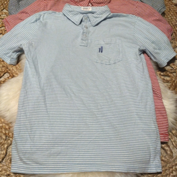 johnnie-O Bundle Of 3 Boys Size 10 Polo Shirts Casual Comfort - Picture 3 of 12